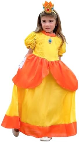 Princess Costume for Girls Halloween Birthday Party Outfit 4-12Y