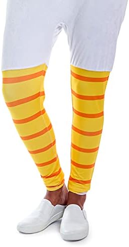 Tipsy Elves Adult Chicken Halloween Costume - Poultry Halloween Jumpsuit for Men