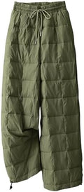 PEHMEA Womens Winter Snow Pants Windproof Warm Wide Leg Ski Casual Trousers