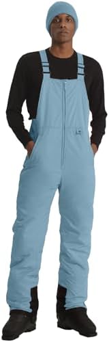 GEMYSE Men's Insulated Ski Bib Overalls Waterproof Snow Pants