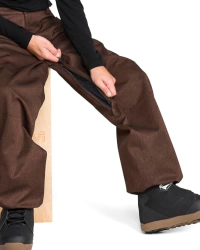 Volcom Men's Shell Snow Billow Pant – 10k Waterproof, Baggy Fit, Breathable 2-layer