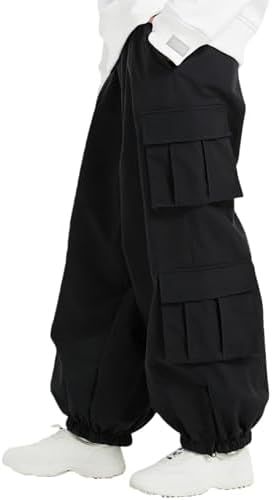 Mens Baggy Cargo Ski Pants Super Baggy Snowboard Snow Pant Women Insulated Loose Pant Sports Waterproof
