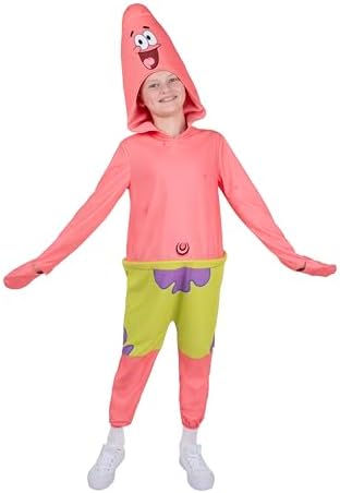 SpongeBob SquarePants Patrick Official Youth Onesie Halloween Costume - Premium Quality Onesie Jumpsuit