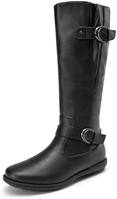 DREAM PAIRS Women's Faux Fur-Lined Knee High Winter Boots Fall Tall Boots