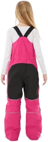 GSOU SNOW Kids Snow Bibs Girls Boys Snow Pants Ski Bibs Overalls(3-16Years)