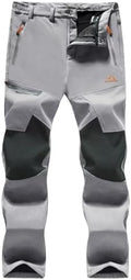 MAGCOMSEN Men's Snow Ski Winter Pants Waterproof Hiking Fleece Lined Pants