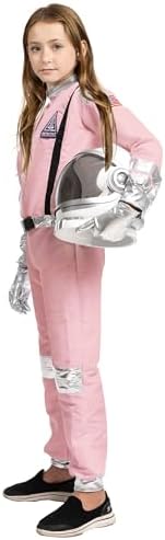 Spooktacular Creations Halloween Astronaut Costume for Kids, Unisex Astronaut Outfit, Toddler Pilot Jumpsuit for Themed Party