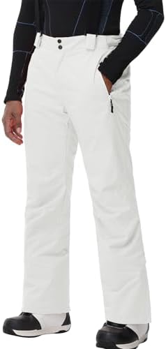 Men's Snow Ski Pants Insulated Waterproof Warm Winter Snowboard Bibs