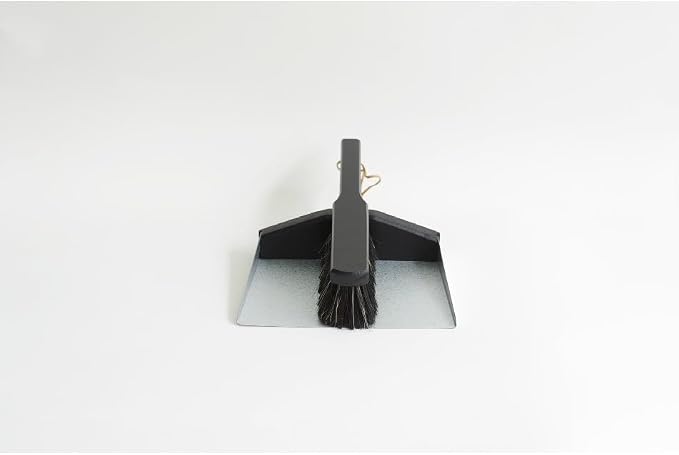 Idea Port Reszta Magnetic Brush Set, Natural RE-603NA Broom, Dustpan, Scandinavian Hand Brush, Natural Wood