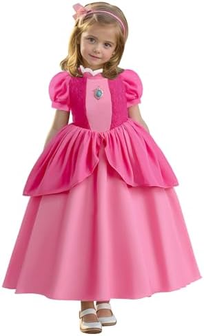 Princess Costume for Girls Halloween Birthday Party Outfit 4-12Y