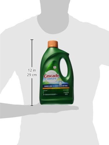 Cascade Complete Dishwasher Detergent Liquid Gel, Dish Detergent, Dishwasher Soap, Citrus, 75oz