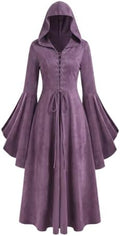 Wenrine Womens Gothic Witch Costume Renaissance Vampire Dress For Halloween