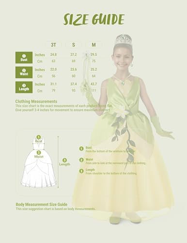 Spooktacular Creations Halloween Girls Frog Princess Dress, Green Fairy Costume for Kids, Fancy Dress for Birthday, Cosplay