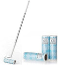 802 Long Handle Lint Roller with 4 Rolls of 120 Sheet Refills in Total