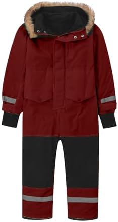 YRAETENM Snow Suit for Kids Boys Girls One Piece Snowsuit Girls and Boys Waterproof Insulated Winter Jumpsuit Coveralls
