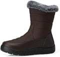 SHIBEVER Women Winter Snow Boots: Waterproof Fur Insulated Warm Ankle Boot