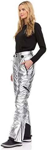 Women's Snow Ski Pants Water Resistant Softshell Insulated Flare for Snowboarding Hiking Winter Outdoor Pants