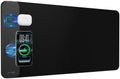 Magnetic Wireless Charging Mouse Pad, 31.5"x15.8" Large Desk Mat
