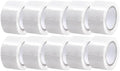 10 Roll 1 Inch X 10 FT Self-Fusing Silicone, Thickness 0.5mm Hose Repair Tape, Heavy Duty and Leak Proof Rubber Hose Tape, Pipe for Water(White)