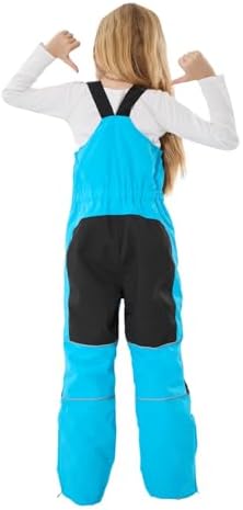 GSOU SNOW Kids Snow Bibs Girls Boys Snow Pants Ski Bibs Overalls(3-16Years)