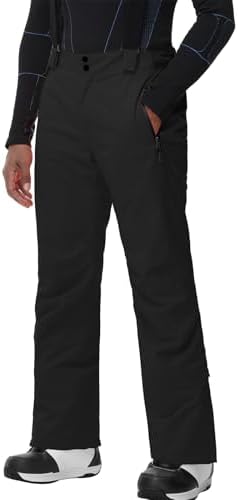 Men's Snow Ski Pants Insulated Waterproof Warm Winter Snowboard Bibs