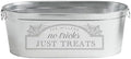 Let's Make Memories Personalized Beverage Tub - Halloween Party - Halloween Decorations - Galvanized Metal Drink Tub - Trick or Treat Candy Bowl - 5.5 Gallons - No Tricks Just Treats