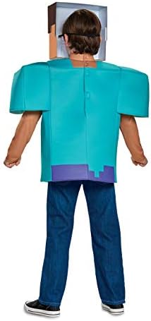 Disguise Minecraft Steve Classic Costume, Officially Licensed Minecraft Costume for Boys
