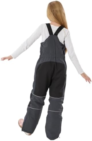 GSOU SNOW Kids Snow Bibs Girls Boys Snow Pants Ski Bibs Overalls(3-16Years)