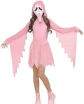 Fun World Sparkle Ghost Face Child Costume, Pink, Small