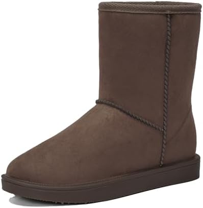 DKSUKO Women's Classic Waterproof Snow Boots Winter Boots
