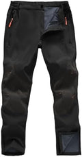 CNBQDD Men's Snow Ski Pants Waterproof Hiking Winter Fleece Lined Pants