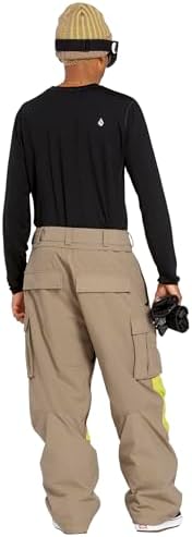 Volcom Men's Nwrk Baggy Snowboard Pant – 10k Waterproof Breathable 2-layer