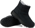 SHIBEVER Women Winter Snow Boots: Waterproof Slip on Fur Warm Ankle Boot