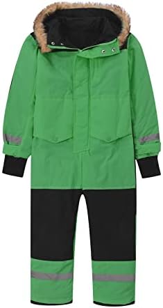 YRAETENM Snow Suit for Kids Boys Girls One Piece Snowsuit Girls and Boys Waterproof Insulated Winter Jumpsuit Coveralls