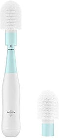 Little Martin’s Electric Bottle Brush – Cleaning Washing Scrubber Tool for Bottles Mugs Cups Glasses Kitchen – Rechargeable Battery, Wireless Cordless Use – Detachable Brush (Pink) (Blue)