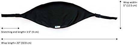 EyeEco Tranquileyes Mini Sleep Eye Mask, Blue - Not One-Size-Fits-All | Soft Eye Mask with Adjustable Straps for Rest and Sleep, Soothes Irritated Eyes & Shields from Light