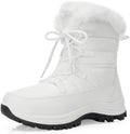 TEMOFON Womens Snow Boots Winter: Water Resistant Fur Lined Outdoor Booties