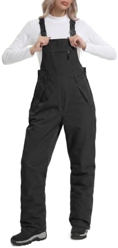 DAFENGEA Women's Ski Snow Bibs Adjustable Straps Overalls