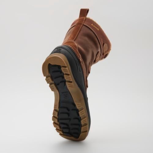Kamik Snowgem 2 Women’s Snow Boot, Seam-Sealed Waterproof Leather & Nylon Upper, HEAT-MX 145 Insulation, Rubber Shell