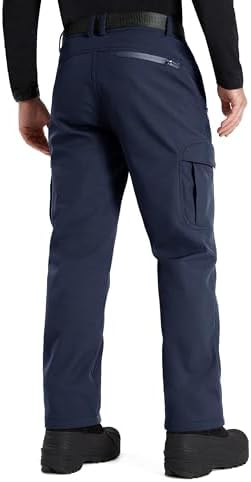 FREE SOLDIER Men's Outdoor Softshell Snow Ski Pants