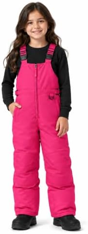 Cherokee Kids Snow Bibs - Insulated Ski Pants Overalls for Boys and Girls