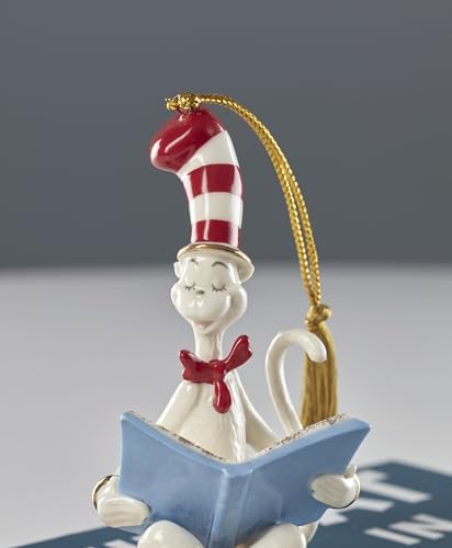 Lenox Dr. Seuss Cat in the Hat Christmas Hanging Ornament