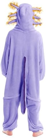 Animal Onesie Pajamas for Kids, Soft Flannel Halloween Cosplay Costume for Boys Girls