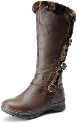 DREAM PAIRS Women's Knee High Boots Winter Warm Boots