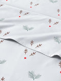 Christmas Sheet Set, Mistletoes, Holiday Xmas Bedding Set - Queen Size