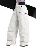 GSOU SNOW Men Women Snowboard Pants RECCO Baggy Snow Ski Pants Insulated