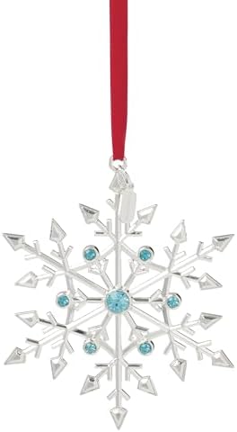 Lenox 2026 Snow Majesty Silverplate Ornament