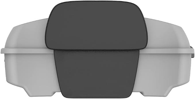Advanblack Road Glide Tour Trunk Pack Unpainted Chopped Tour Trunk Pack Backrest Pad for '97-'25 Harley Touring Road King Street Glide Electra Glide CVO models