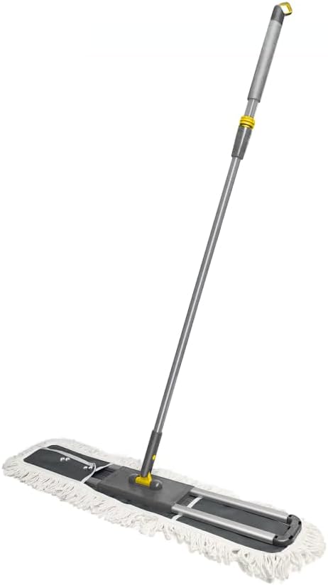 Masthome 36" Commercial Mop, Heavy Duty Industrial Floor Mop with 2 Microfiber Pads, 60" Adjustable Large Dust Mop,Wet Dry Flat Mops for Office Garage Warehouse Factory Mall