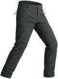 MAGCOMSEN Mens Snow Ski Pants Fleece Winter Outdoor Hiking Waterproof Pants